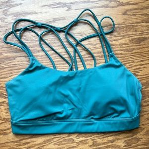 Green all in motion sports bra, size small